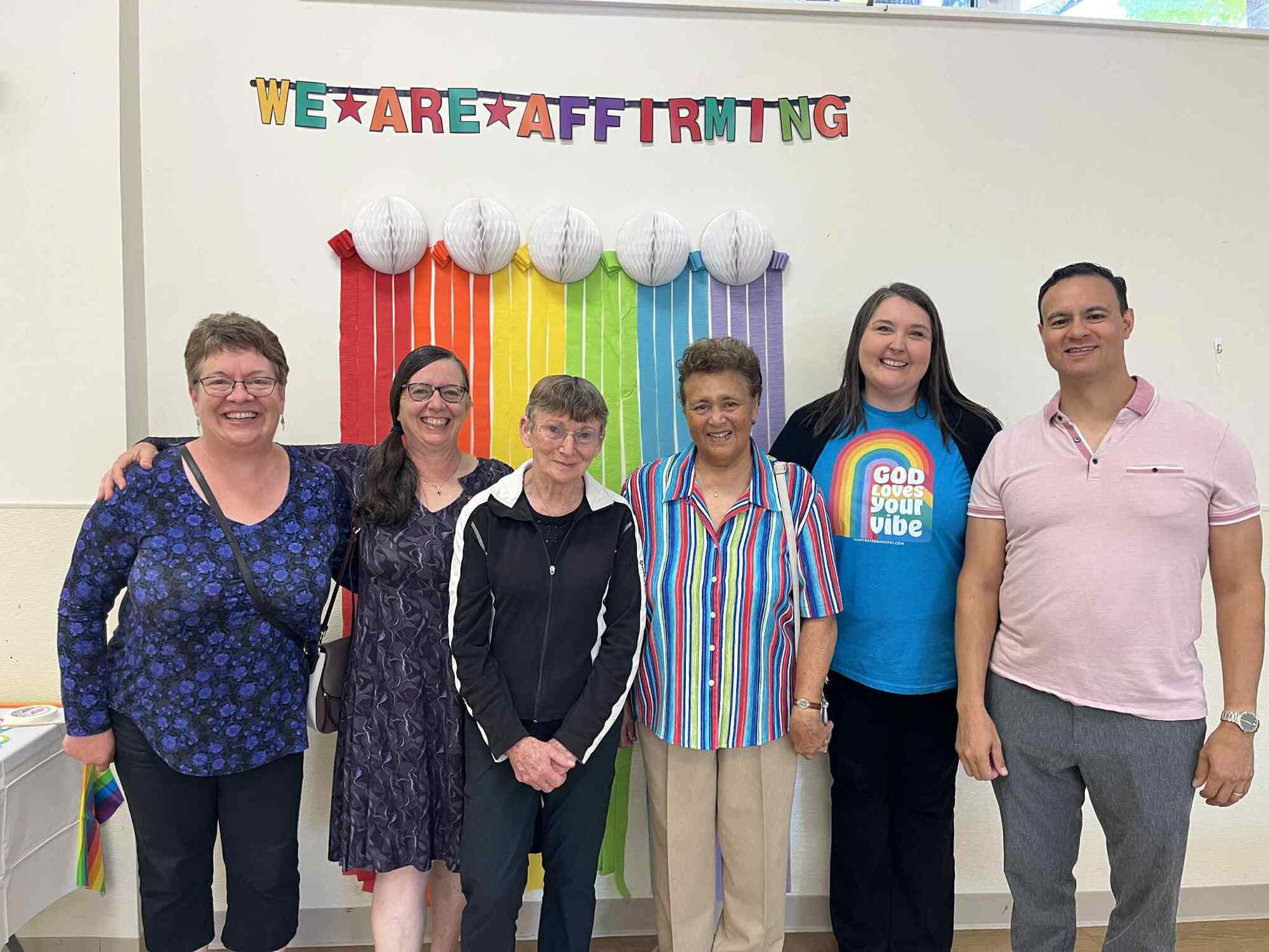 We are affirming picture with 6 people