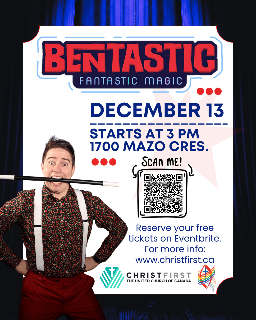 Join the Christ First family for a Magic Show Advent 2025