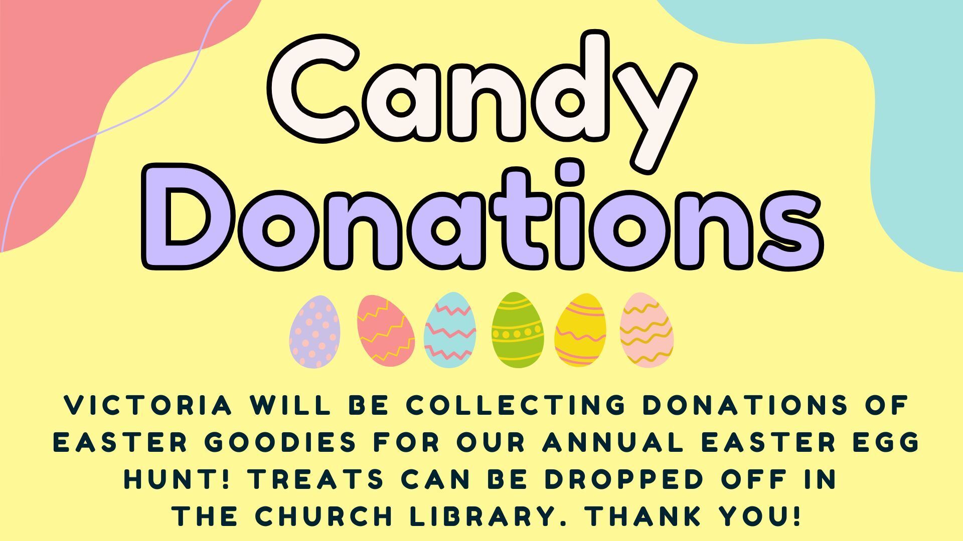 Easter Candy Donations