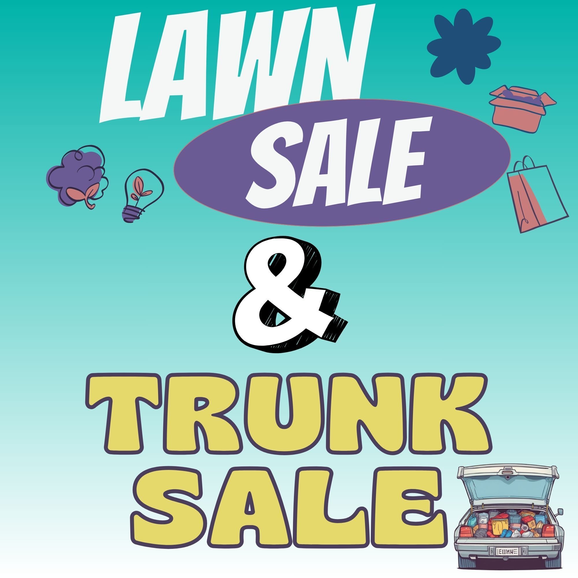 Lawn and Trunk Sale button