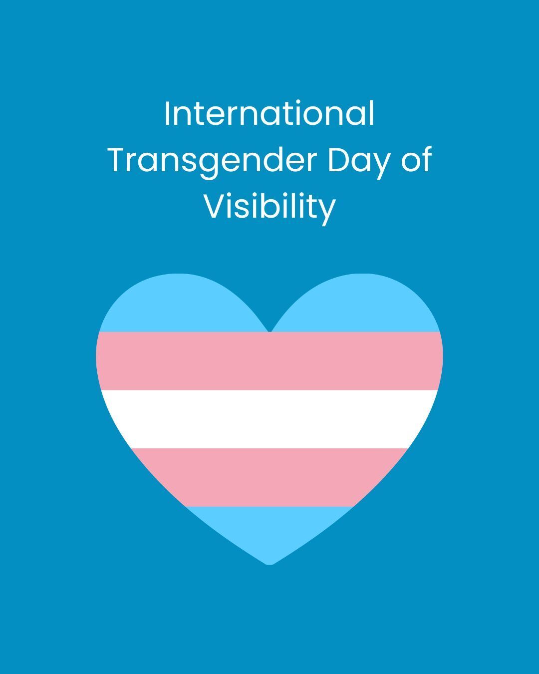 Header Image for March 31: International Transgender Day of Visibility
